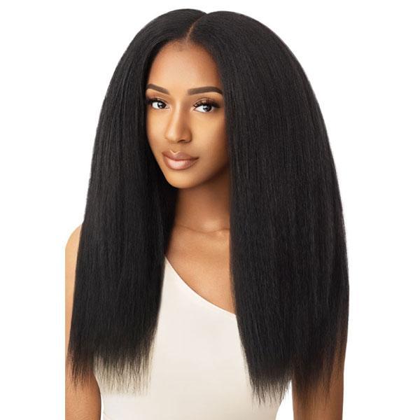 Outre Clip on Extension Outre Big Beautiful Hair HH Blend Clip In 9 Pcs - KINKY STRAIGHT 18"