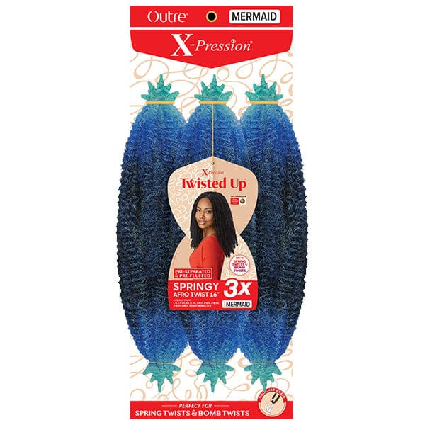 Outre Crochet Braid Outre X-Pression Twisted Up Crochet Braid - 3X SPRINGY AFRO TWIST 16"-24" - Clearance