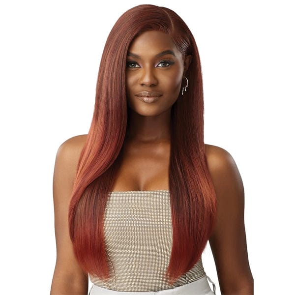 Outre Deep Part Lace Wigs Outre Melted Hairline Synthetic Swirlista Glueless HD Lace Front Wig - SWIRL 101