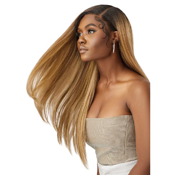 Outre Deep Part Lace Wigs Outre Melted Hairline Synthetic Swirlista Glueless HD Lace Front Wig - SWIRL 101