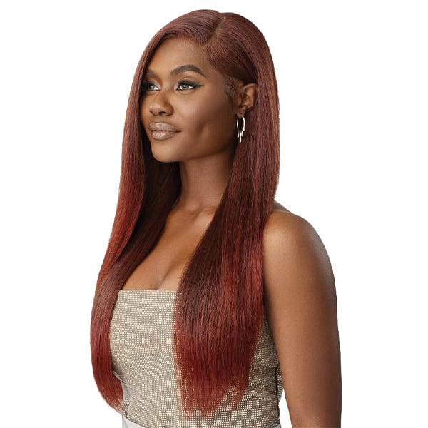 Outre Deep Part Lace Wigs Outre Melted Hairline Synthetic Swirlista Glueless HD Lace Front Wig - SWIRL 101