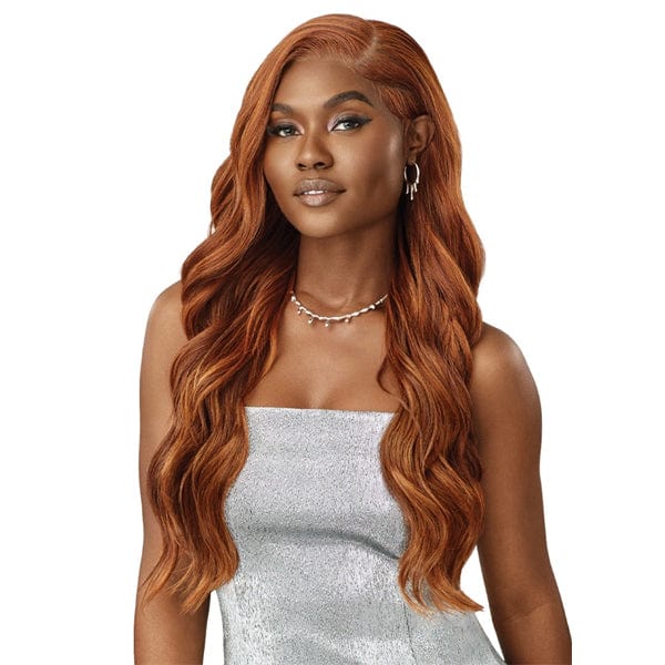 Outre Deep Part Lace Wigs Outre Melted Hairline Synthetic Swirlista Glueless HD Lace Front Wig - SWIRL 102