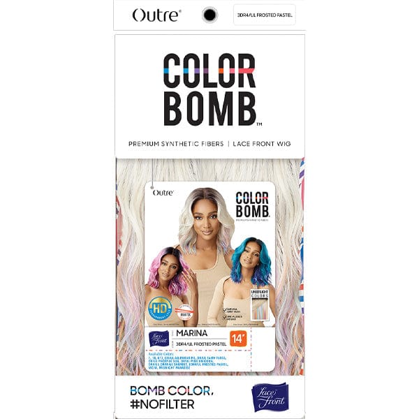 Outre Frontal Lace Wigs Outre Color Bomb Lace Front Wig - MARINA
