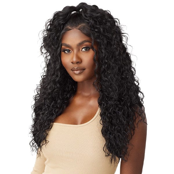 Outre Frontal Lace Wigs Outre Human Hair Blend 5x5 Lace Closure Wig - HHB MALAYSIAN DEEP 26"