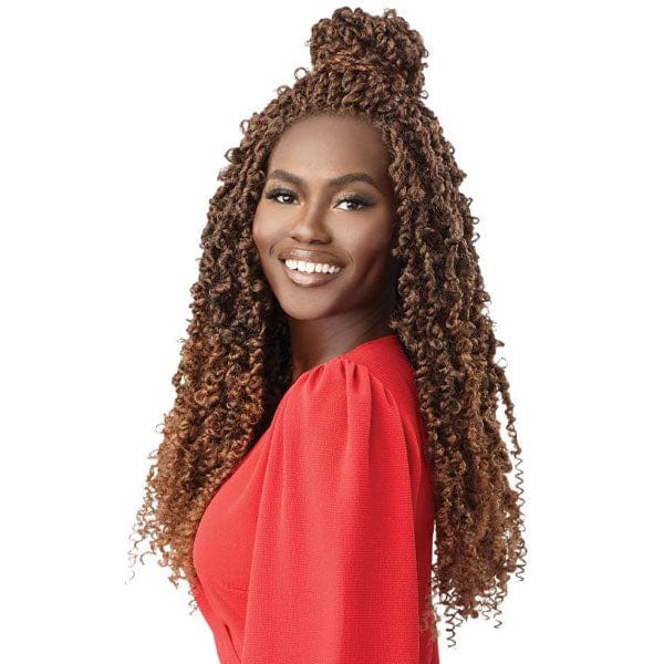 Outre Frontal Lace Wigs Outre X-Pression Twisted Up Lace Front Braid Wig - BUTTERFLY PASSION TWIST 26"