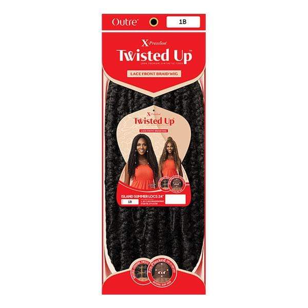 Outre X-Pression Twisted Up Lace Front Braid Wig - ISLAND SUMMER LOCS 24" - Clearance - EgoWigs.com-1