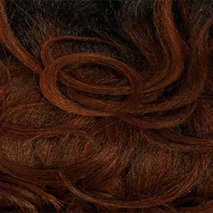 Outre Half Wigs DR Ginger Brown Outre Quick Weave Wet & Wavy Style Synthetic Half Wig - DEEP CURL 14"