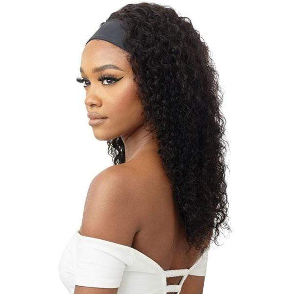 Outre Half Wigs Outre 100% Unprocessed Human Hair WET & WAVY Headband Wig - BOHO DEEP 20"