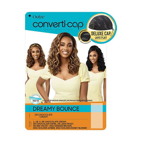 Outre Half Wigs Outre Converti Cap Synthetic Hair Wig - DREAMY BOUNCE