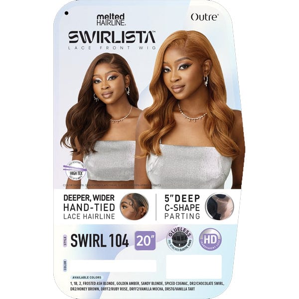 Outre Melted Hairline Synthetic Swirlista HD Lace Front Wig - SWIRL 104 - EgoWigs.com