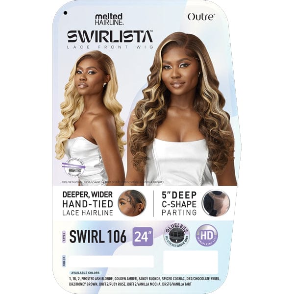 Outre Melted Hairline Synthetic Swirlista HD Lace Front Wig - SWIRL 106 - EgoWigs.com