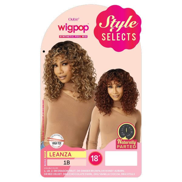 Outre Wigpop Synthetic Hair Full Wig - LEANZA - EgoWigs.com-1 - BLACK