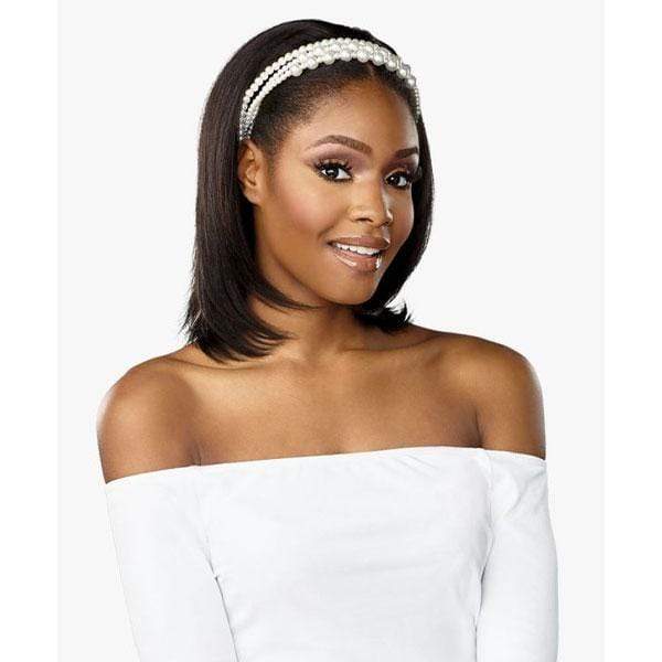 Sensationnel 100% Human Hair Full Wigs Sensationnel 100% Virgin Human Hair 10A Headband Wig - STRAIGHT 14"