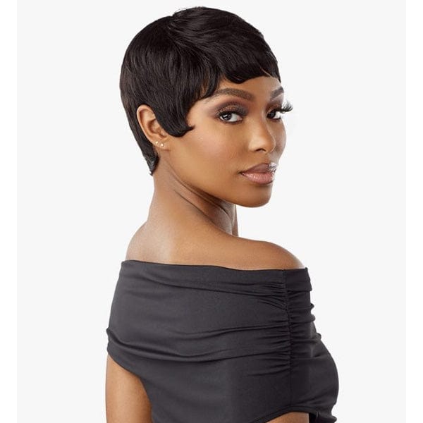 Sensationnel 100% Human Hair Full Wigs Sensationnel Empire Salt & Pepper 100% Human Hair Celebrity Series Wig - EVIE
