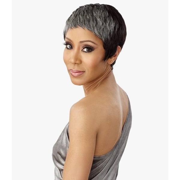 Sensationnel 100% Human Hair Full Wigs Sensationnel Empire Salt & Pepper 100% Human Hair Celebrity Series Wig - EVIE