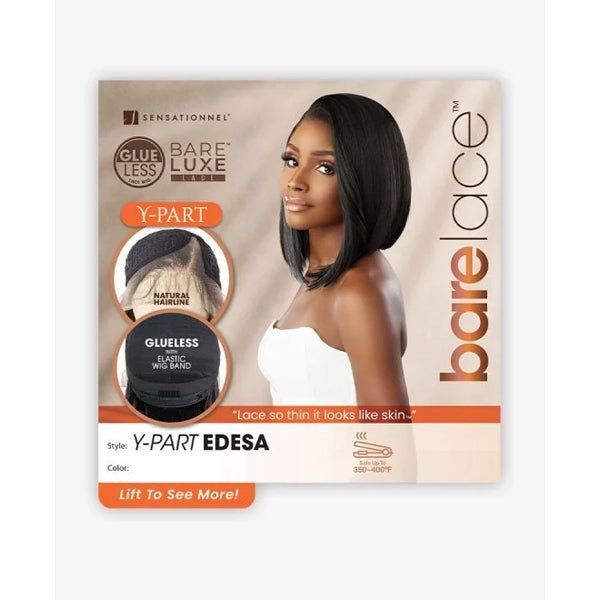 Sensationnel Barelace Synthetic Luxe Glueless Lace Front Wig - Y-PART EDESA - EgoWigs.com