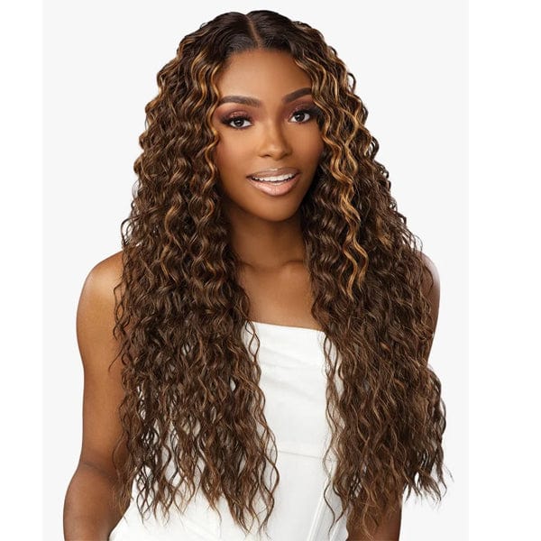 Sensationnel Butta Human Hair Blend Lace Front Wig - WATER DEEP 28" - EgoWigs.com