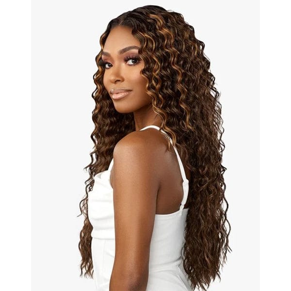 Sensationnel Butta Human Hair Blend Lace Front Wig - WATER DEEP 28" - EgoWigs.com