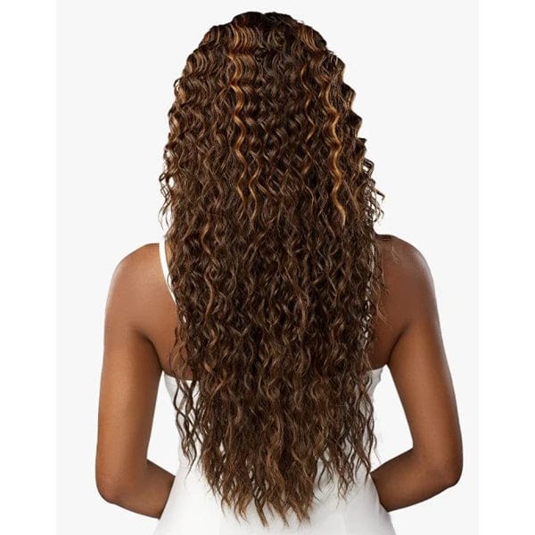 Sensationnel Butta Human Hair Blend Lace Front Wig - WATER DEEP 28" - EgoWigs.com