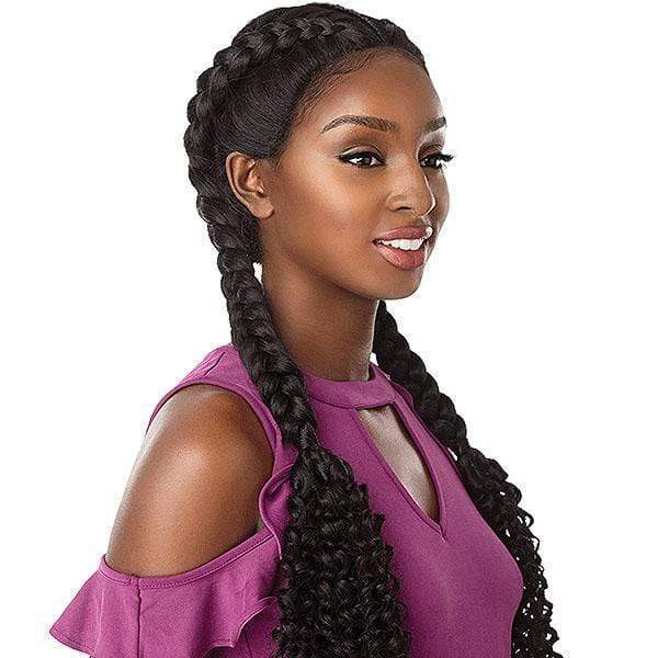 Sensationnel Ear-To-Ear Lace Wigs Sensationnel Synthetic Cloud9 Vixen Swiss Lace Wig - BOHEMIAN DUTCH BRAID
