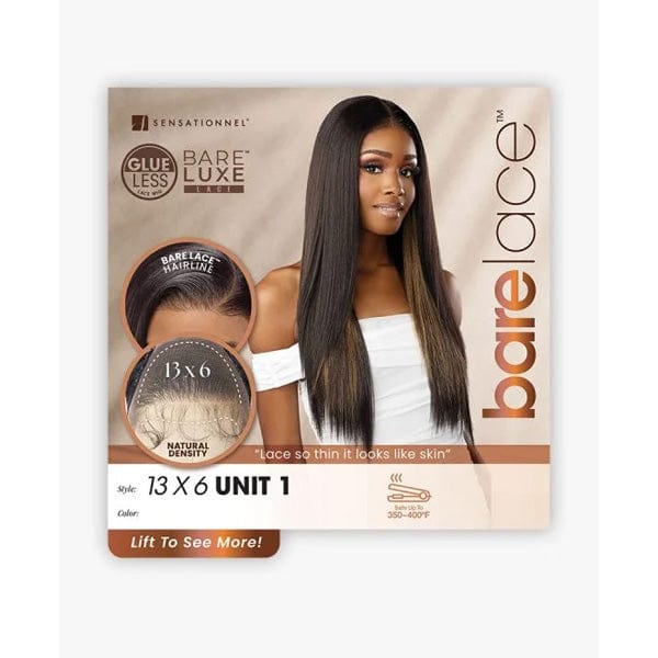 Sensationnel Frontal Lace Wigs Sensationnel Bare Lace Synthetic Extra Transparent Luxe Glueless Lace Front Wig - 13X6 UNIT 1