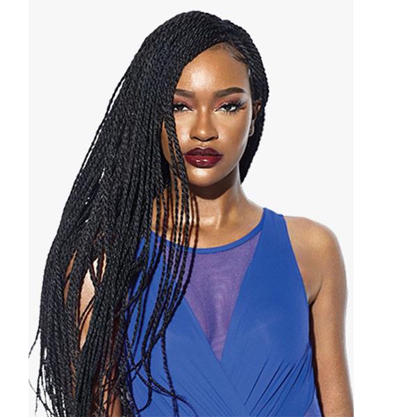 Sensationnel Frontal Lace Wigs Sensationnel Cloud9 Ruwa 4x4 Swiss Braided Lace Front Wig - SENEGAL TWIST 32"