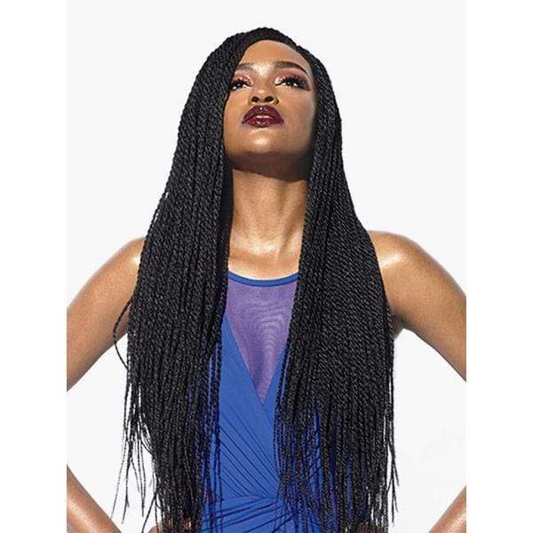 Sensationnel Frontal Lace Wigs Sensationnel Cloud9 Ruwa 4x4 Swiss Braided Lace Front Wig - SENEGAL TWIST 32"