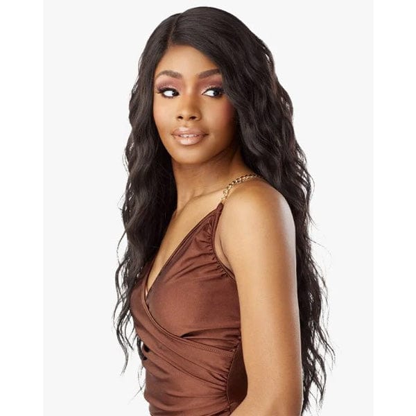 Sensationnel Frontal Lace Wigs Sensationnel Cloud9 What Lace Human Hair Blend 13x6 Frontal Lace Wig - GIANA 28″