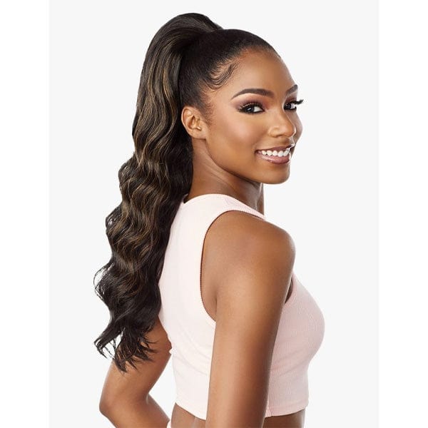 Sensationnel Frontal Lace Wigs Sensationnel Instant Up & Down Pony Wrap Half Wig - UD 14