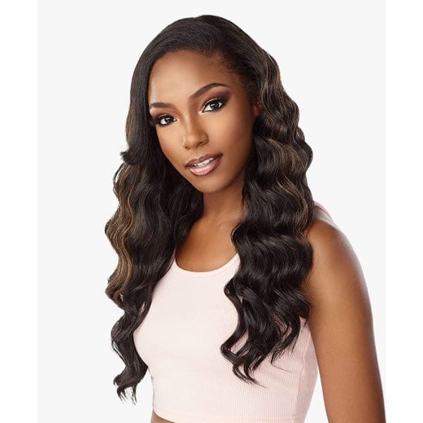 Sensationnel Frontal Lace Wigs Sensationnel Instant Up & Down Pony Wrap Half Wig - UD 14