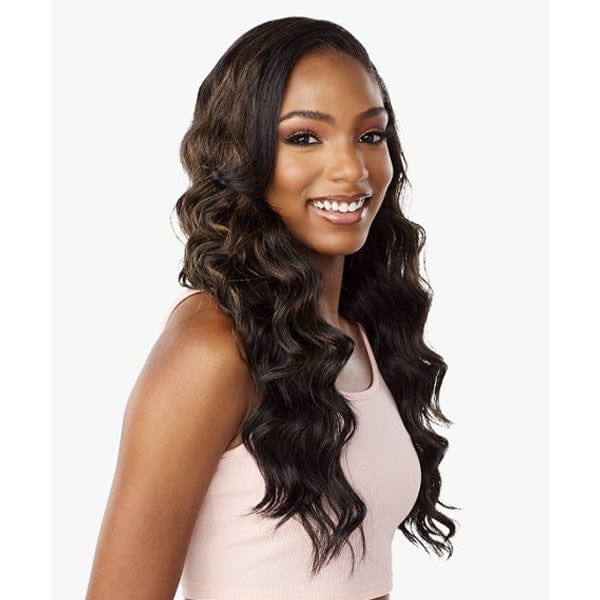 Sensationnel Frontal Lace Wigs Sensationnel Instant Up & Down Pony Wrap Half Wig - UD 14