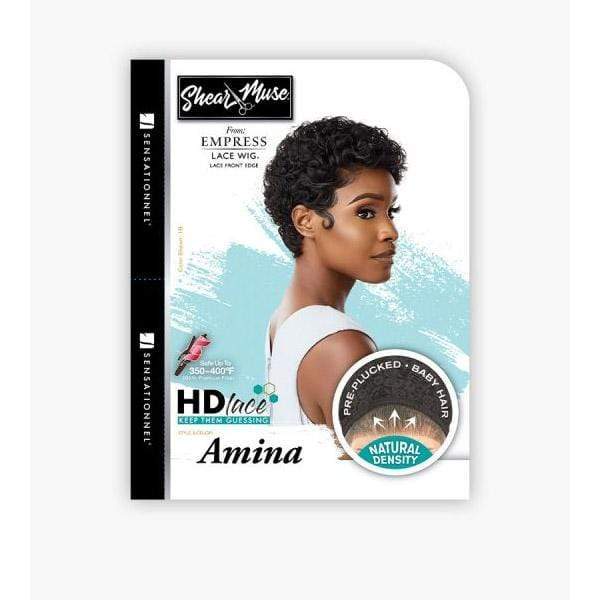 Sensationnel Frontal Lace Wigs Sensationnel Shear Muse Synthetic Hair Empress Lace Front Wig - AMINA