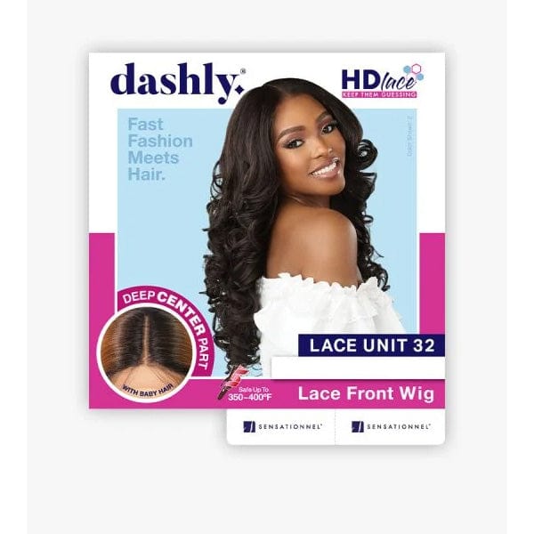 Sensationnel Frontal Lace Wigs Sensationnel Synthetic Hair Dashly Lace Front Wig - LACE UNIT 32