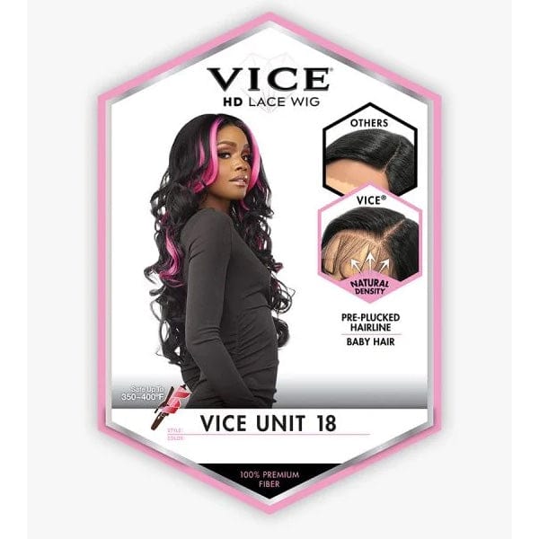 Sensationnel Frontal Lace Wigs Sensationnel Synthetic Hair Vice HD Lace Front Wig - VICE UNIT 18
