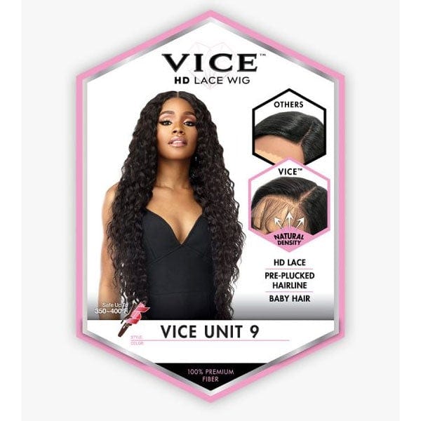 Sensationnel Frontal Lace Wigs Sensationnel Synthetic Hair Vice HD Lace Front Wig - VICE UNIT 9