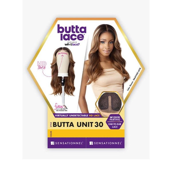 Sensationnel Frontal Lace Wigs Sensationnel Synthetic HD Lace Front Wig - BUTTA UNIT 30