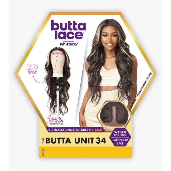 Sensationnel Frontal Lace Wigs Sensationnel Synthetic HD Lace Front Wig - BUTTA UNIT 34