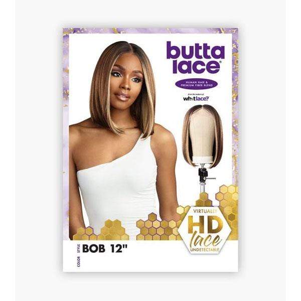 Sensationnel Butta Human Hair Blend Lace Front Wig - BOB 12" - EgoWigs.com-1