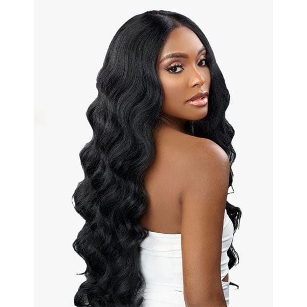 Sensationnel Human Hair Blend Lace Wigs Sensationnel Butta Human Hair Blend Lace Front Wig - CURLY BODY 26"