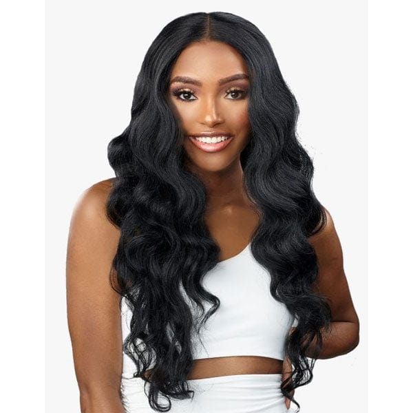 Sensationnel Human Hair Blend Lace Wigs Sensationnel Butta Human Hair Blend Lace Front Wig - CURLY BODY 26"