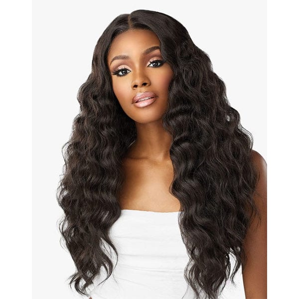 Sensationnel Human Hair Blend Lace Wigs Sensationnel Butta Human Hair Blend Lace Front Wig - HOLLYWOOD WAVE 26"