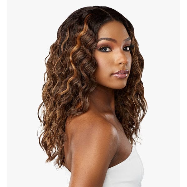 Sensationnel Human Hair Blend Lace Wigs Sensationnel Butta Human Hair Blend Lace Front Wig - LOOSE CURLY 18"