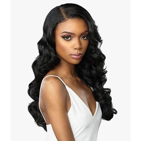 Sensationnel Human Hair Blend Lace Wigs Sensationnel Butta Human Hair Blend Lace Front Wig - LOOSE DEEP 24"