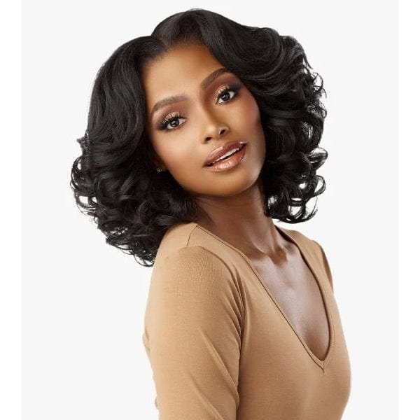 Sensationnel Kinky Edges Kinks & Co 13x6 HD Lace Front Wig - 13x6 KINKY BODY WAVE 14" - EgoWigs.com