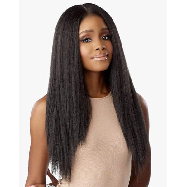 Sensationnel Kinky Edges Kinks & Co 13x6 HD Lace Front Wig - 13x6 KINKY STRAIGHT 24" - EgoWigs.com