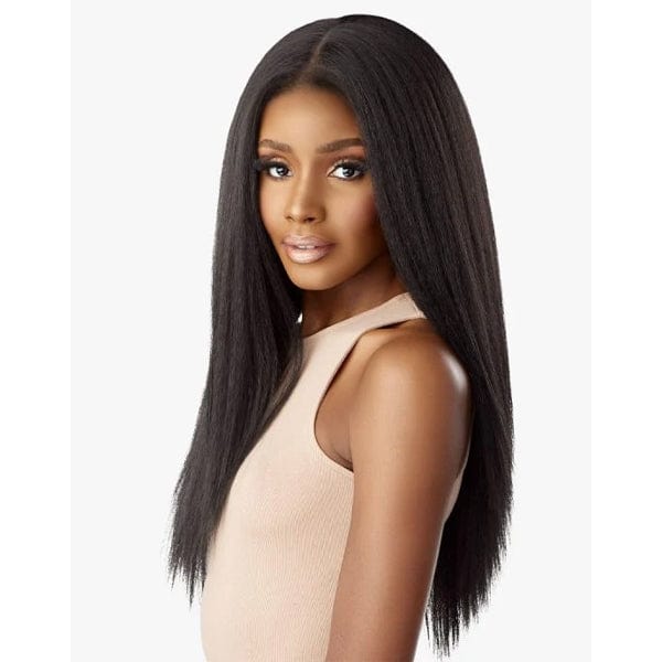 Sensationnel Kinky Edges Kinks & Co 13x6 HD Lace Front Wig - 13x6 KINKY STRAIGHT 24" - EgoWigs.com