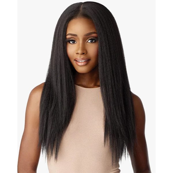 Sensationnel Kinky Edges Kinks & Co 13x6 HD Lace Front Wig - 13x6 KINKY STRAIGHT 24" - EgoWigs.com