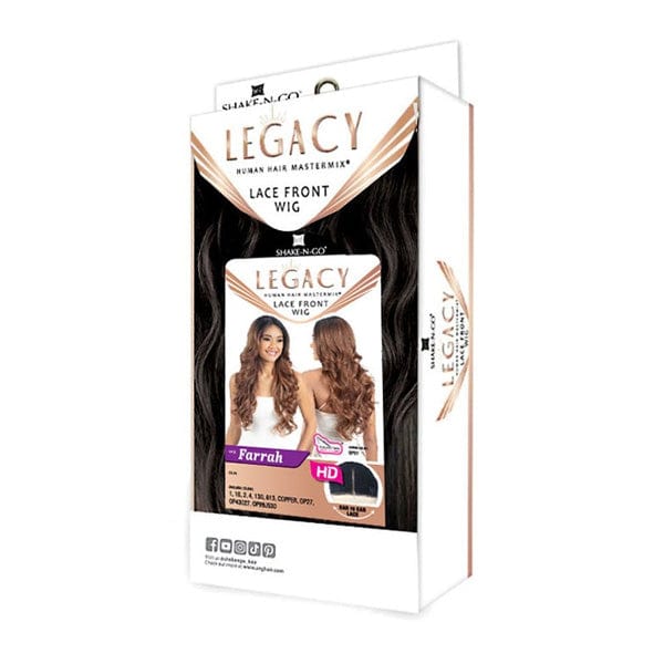 Shake N Go Frontal Lace Wigs Shake N Go Legacy Human Hair Blend Lace Front Wig - FARRAH