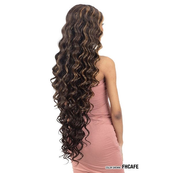 Shake N Go Frontal Lace Wigs Shake N Go Organique Synthetic Hair Lace Front Wig - ACCENT CURL 38"