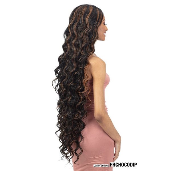 Shake N Go Frontal Lace Wigs Shake N Go Organique Synthetic Hair Lace Front Wig - ACCENT CURL 38"